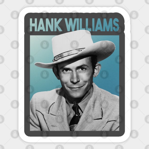 Hank Williams Sticker by instri